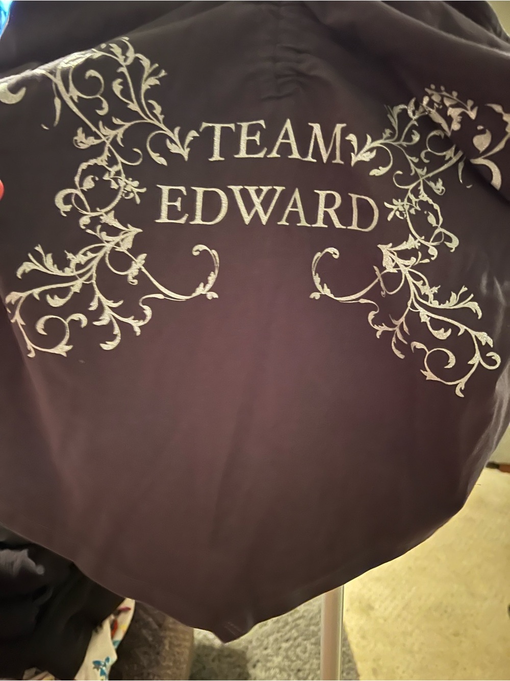 Hot Topic,Twilight ,Team Edward, Embroidered Crop strapless tank top , size 4x